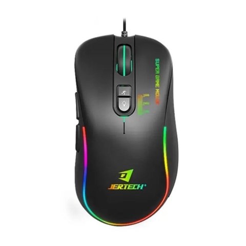 ￼Chuột máy tính chơi game TEKKIN JERTECH XP13 bản có dây DPI 3600 thiết kế công thái học phù hợp cả gaming và làm việc