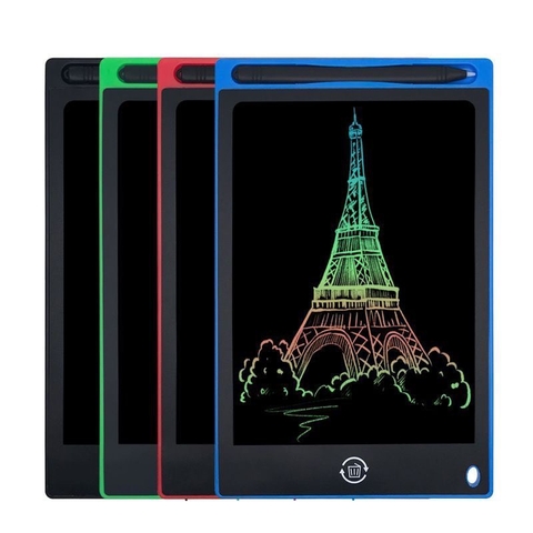 Bảng Vẽ Thông Minh Tự Xoá - Bảng Vẽ LCD - Bảng Viết Điện Tử Thông Minh Cho Bé 8.5 inch, 12 inch