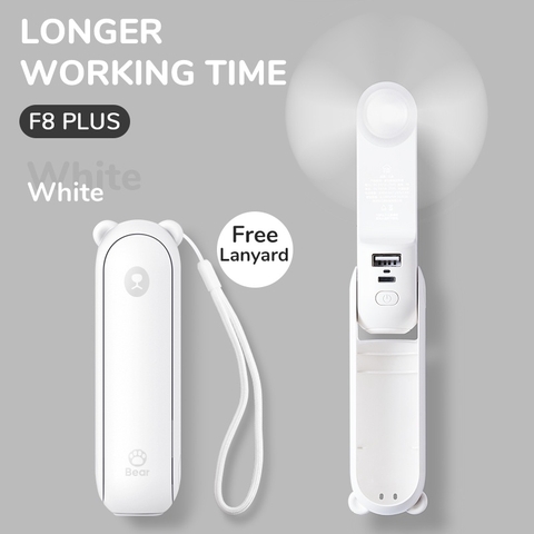 Quạt cầm tay mini TEKKIN TI-315 kiêm sạc dự phòng đèn pin 4800mAh 3 IN 1