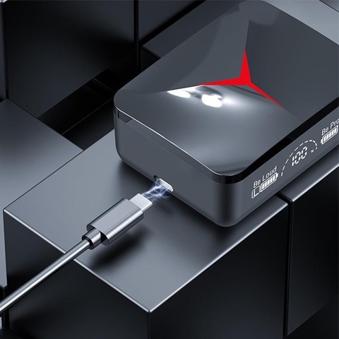 Tai nghe Bluetooth TEKKIN M90 Pro Cao Cấp - Nắp Trượt, Âm Thanh To Rõ, Pin 4h - 6H , Kiêm Sạc Dự Phòng, Độ Trễ Thấp