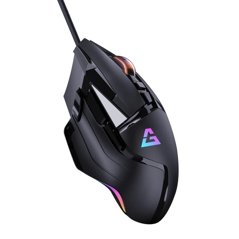 Chuột chơi game có dây siêu nhạy 7200 DPI TEKKIN D20 dành cho game thủ chuyên nghiệp