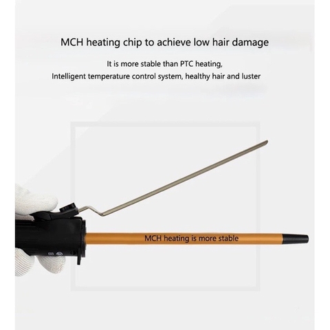 Máy uốn tóc làm xoăn xoay 360 bảo hành 12 tháng