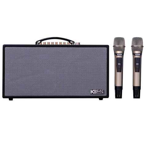 Loa Xách Tay Acnos HN450 (2 Bass 16.5cm, 150W, Pin 4-6h, Kèm 2 Micro)