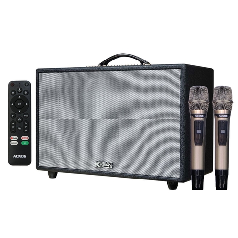 Loa Xách Tay Acnos Hinet 3600 (Đầu Karaoke Phát Hình Ảnh 8K, Bass 25cm, 200W, Bluetooth 5.0)