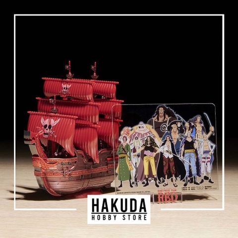 Mô hình tàu One Piece (15cm) - Red Force Film Red Ver. (Băng tóc đỏ) - Chính hãng Bandai Nhật Bản
