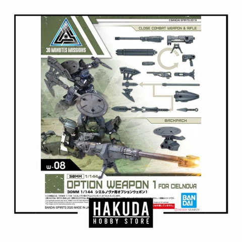 Mô hình phụ kiện 30MM W08 Option Weapon 1 For Cielnova - Chính hãng Bandai Nhật Bản