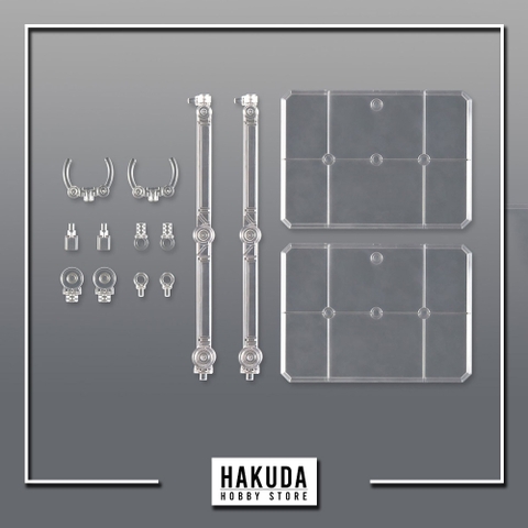 Giá trưng bày mô hình - Action Base 7 (màu Clear) - HG/RG/MG chính hãng Bandai Nhật Bản