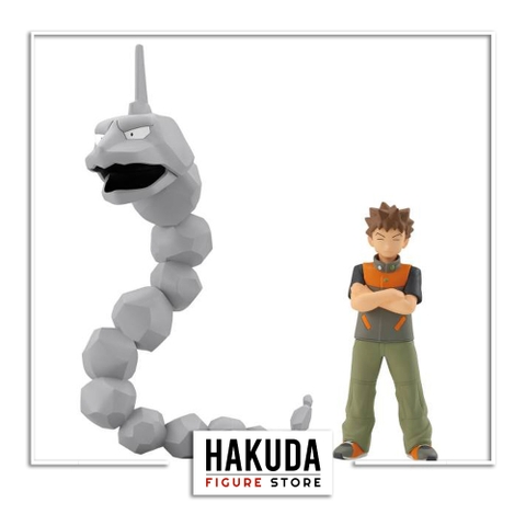 Mô hình P-Bandai Pokemon Scale World 1/20 Brock & Onix (Kanto Region) - Chính hãng Bandai Nhật Bản