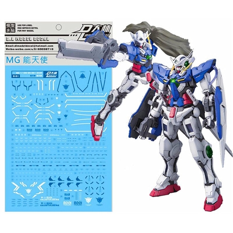 Decal nước cho mô hình - MG 1/100 Exia Gundam