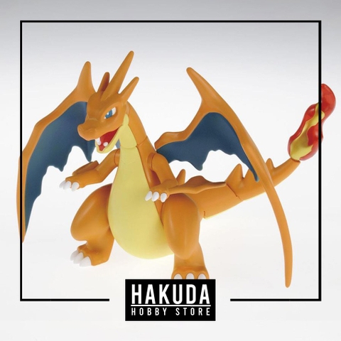 Mô hình Pokemon Plamo Collection 38 Mega Lizardon Y (Select Series) - Chính hãng Bandai Nhật Bản