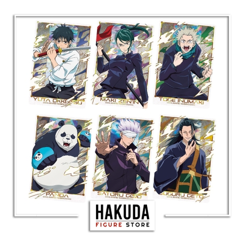 Bánh Xốp Gacha Thẻ Bài Jujutsu Kaisen Movie 0 - Chính hãng Bandai Nhật Bản