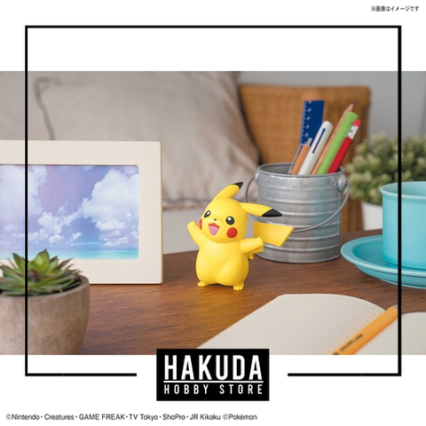 Mô hình Pokemon Plamo Collection 01 Pikachu - Chính hãng Bandai Nhật Bản