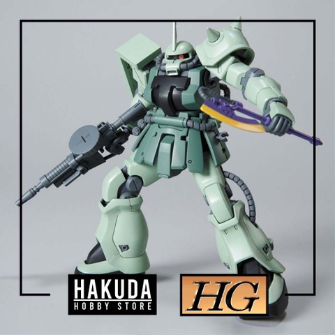 Mô hình HGUC 1/144 HG F2 Zaku (Zeon Type) - Chính hãng Bandai Nhật Bản
