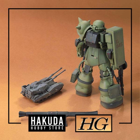 Mô hình HGUC 1/144 HG Zaku Ground Attack Set - Chính hãng Bandai Nhật Bản