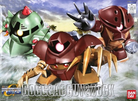 Mô hình SDBB 238 SD Gogg & Acguy & Zock - Chính hãng Bandai Nhật Bản