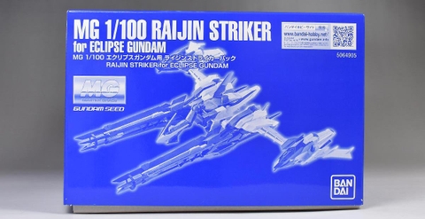 Mô hình P-Bandai MG 1/100 Raijin Striker For Eclipse Gundam - Chính hãng Bandai Nhật Bản