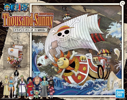 Mô hình tàu One Piece (30 cm) Thousand Sunny (Wano Ver) - Chính hãng Bandai Nhật Ban