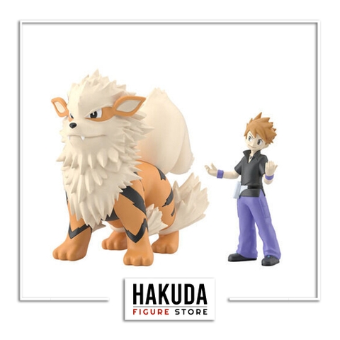 Mô hình P-Bandai Pokemon Scale World 1/20 Blue & Arcanine (Kanto Region) - Chính hãng Bandai Nhật Bản