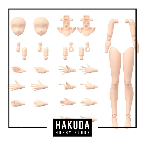 Mô hình phụ kiện 30MS OB07 Option Body Parts Arm Parts & Leg Parts (Color A) - Chính hãng Bandai Nhật Bản
