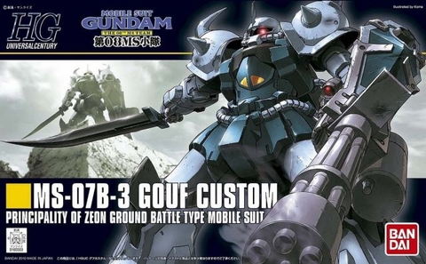 Mô hình HGUC 1/144 HG Gouf Custom - Chính hãng Bandai Nhật Bản