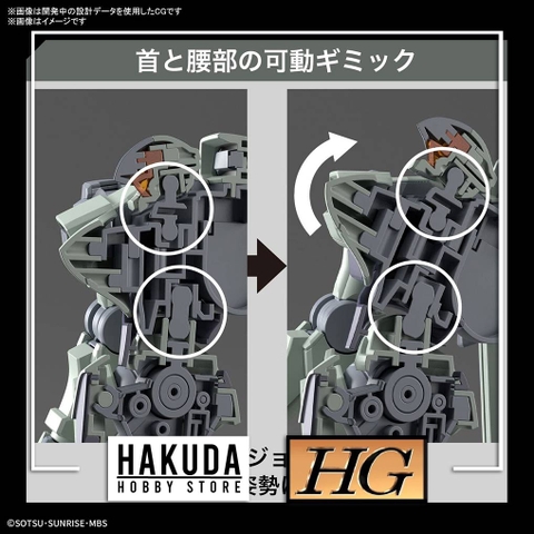 Mô hình HGWM 14 1/144 HG Zowort - Chính hãng Bandai Nhật Bản