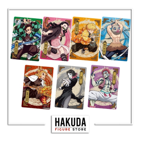 Bánh Xốp Gacha Thẻ Bài Kimetsu no Yaiba Wafer 4 - Chính hãng Bandai Nhật Bản