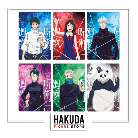 Bánh Xốp Gacha Thẻ Bài Jujutsu Kaisen Movie 0 - Chính hãng Bandai Nhật Bản