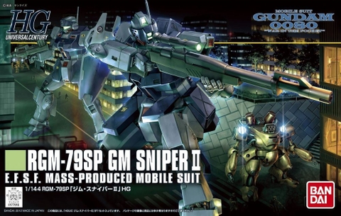 Mô hình HGUC 1/144 HG GM Sniper II - Chính hãng Bandai Nhật Bản