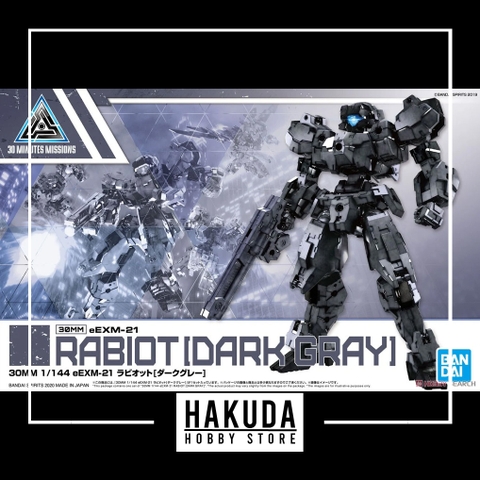 Mô hình 30MM Rabiot (Dark Gray) - Chính hãng Bandai Nhật Bản