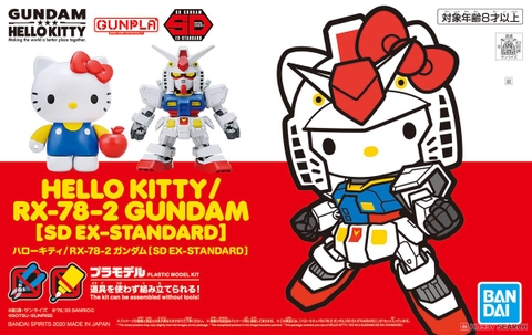 Mô hình SDEX SD Hello Kitty RX782 Gundam - Chính hãng Bandai Nhật Bản