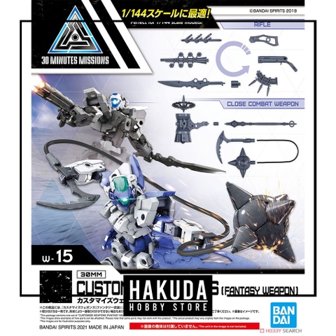 Mô hình phụ kiện 30MM W15 Customize Weapons (Fantasy Weapon) - Chính hãng Bandai Nhật Bản