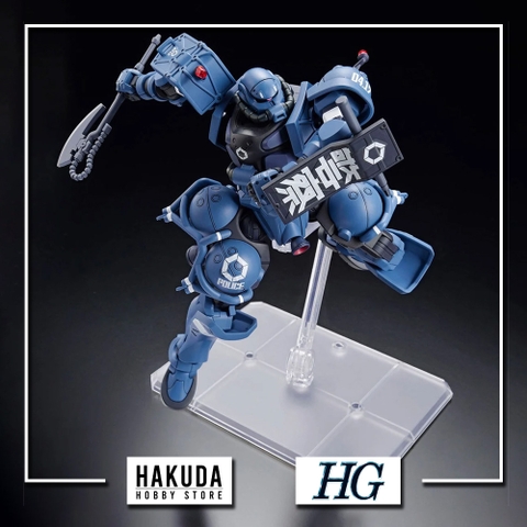 Mô hình HGGG 002 1/144 HG Police Zaku - Chính hãng Gundam Bandai Nhật Bản
