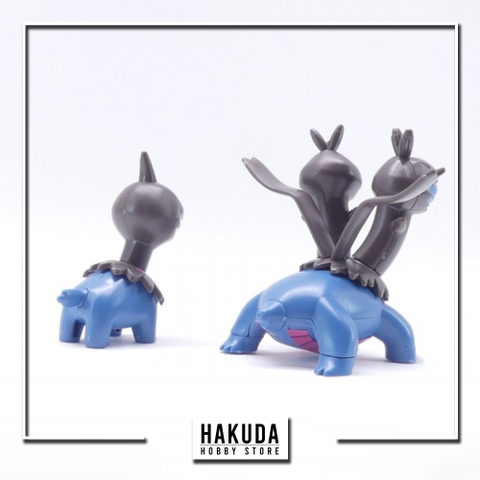 Mô hình Pokemon Plamo Collection 22 Hydreigon Evolution Set (Select Series) - Chính hãng Bandai Nhật Bản