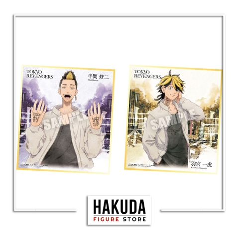 Thẻ Gacha Ngẫu Nhiên Tokyo Revengers Shikishi Art - Chính hãng Bandai Nhật Bản