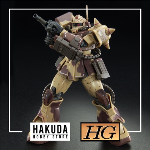 Mô hình P-Bandai HG GTO 1/144 Zaku Desert Type (Double Antenna Type) - Chính hãng Bandai Nhật Bản