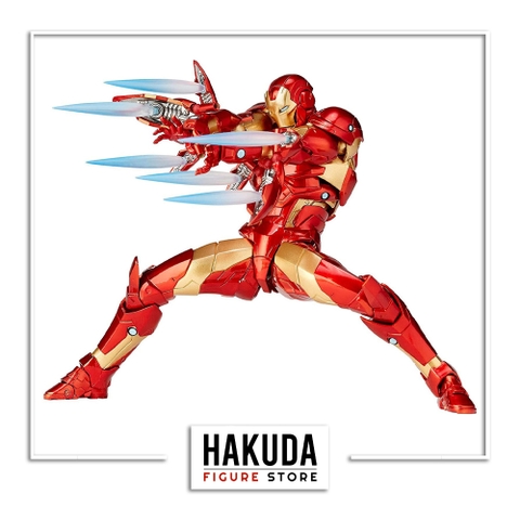 Mô hình Amazing Yamaguchi No.013 Iron Man Bleeding Edge Armor - Chính hãng Revoltech Nhật Bản
