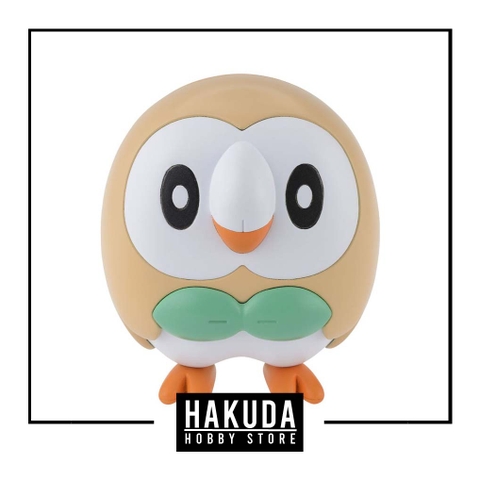 Mô hình Pokemon Plamo Collection Rowlet - Mô hình chính hãng Bandai Nhật Bản