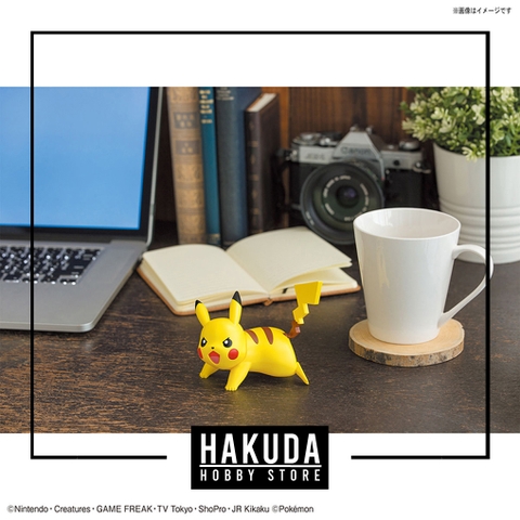 Mô hình Pokemon Plamo Collection 03 Pikachu Battle Pose - Chính hãng Bandai Nhật Bản