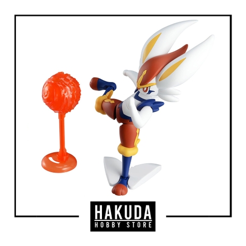 Mô hình Pokemon Plamo Collection 50 Cinderace (Select Series) - Mô hình chính hãng Bandai Nhật Bản