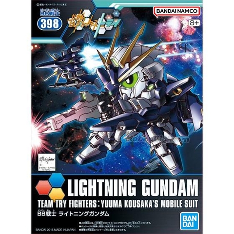 Mô hình SDBB 398 SD Lightning Gundam - Chính hãng Bandai Nhật Bản
