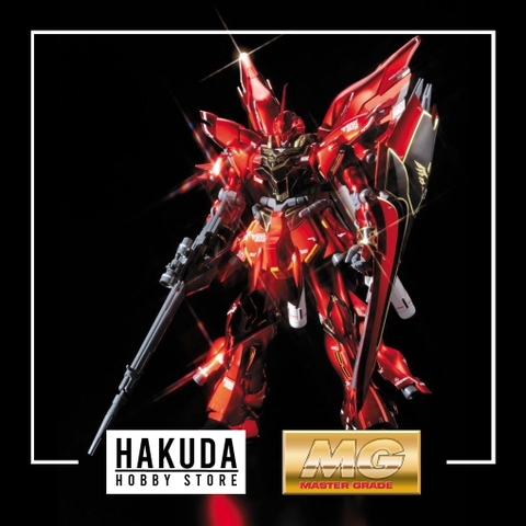 Mô hình MG 1/100 Sinanju Ver Ka (Titanium Finish) - Chính hãng Bandai Nhật Bản