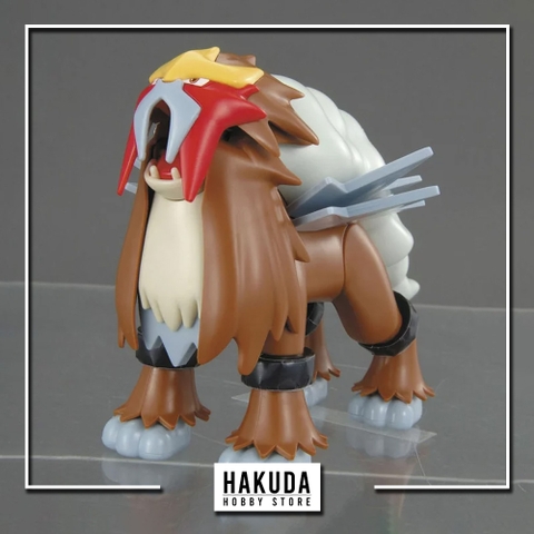 Mô hình Pokemon Plamo Collection 11 Entei (Select Series) - Chính hãng Bandai Nhật Bản