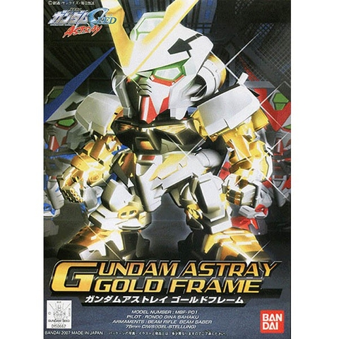 Mô hình SDBB 299 SD Gundam Astray Gold Frame - Chính hãng Bandai Nhật Bản