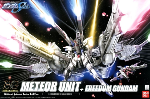Mô hình HG Seed 16 1/144 HG Meteor Unit Freedom  - Chính hãng Bandai Nhật Bản