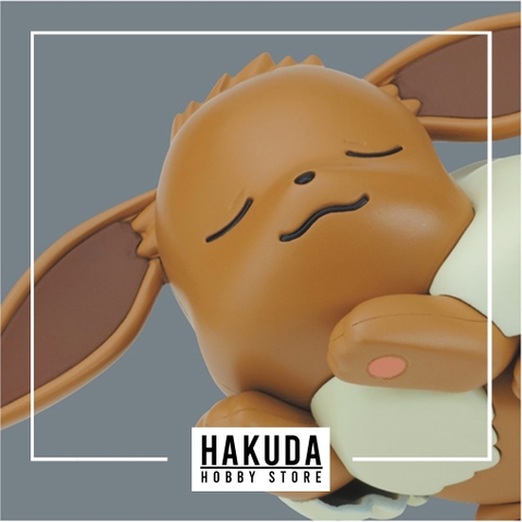 Mô hình Pokemon Plamo Collection Sleeping Eevee - Mô hình chính hãng Bandai Nhật Bản