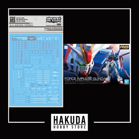 Decal nước cho mô hình - RG 33 1/144 Force Impulse Gundam