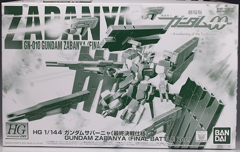 Mô hình P-Bandai HG 00 1/44 Gundam Zabanya (Final Battle Ver.) - Chính hãng Bandai Nhật Bản