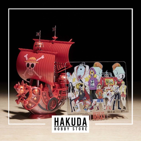 Mô hình tàu One Piece (15cm) - Thousand Sunny Film Red Ver. - Chính hãng Bandai Nhật Bản