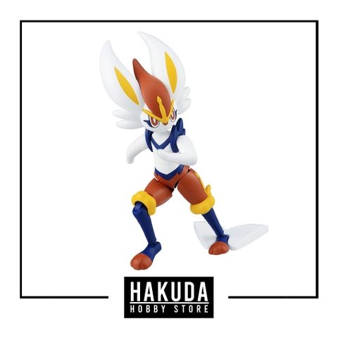 Mô hình Pokemon Plamo Collection 50 Cinderace (Select Series) - Mô hình chính hãng Bandai Nhật Bản