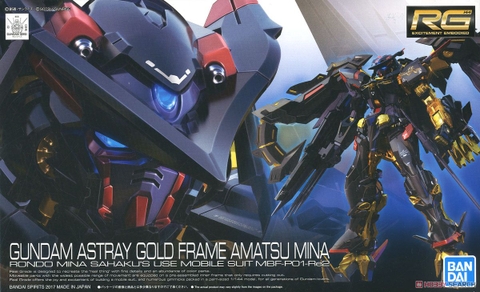 Mô hình RG 24 1/144 Gundam Astray Gold Frame Amatsu Mina - Chính hãng Bandai Nhật Bản